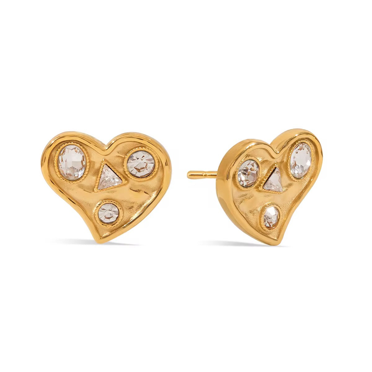 Golden Gem Hearts