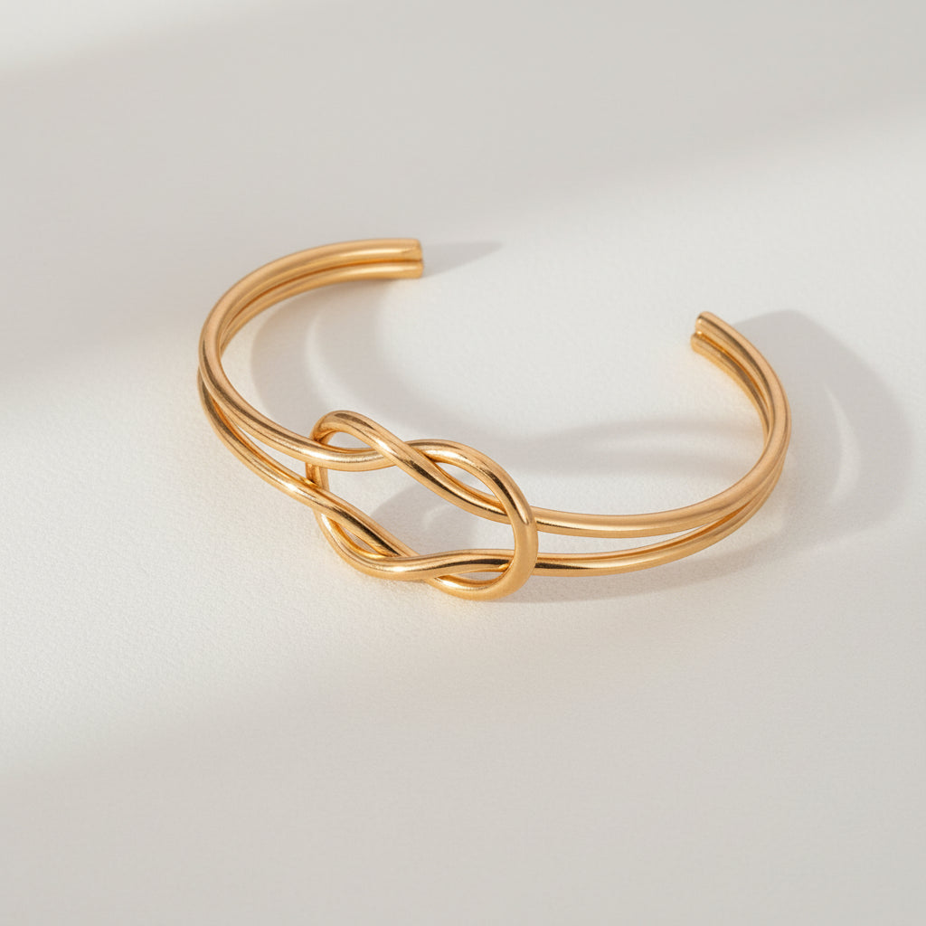 Golden Knot Cuff
