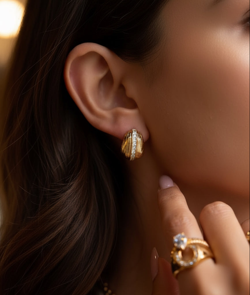 Diamond Stud Earrings