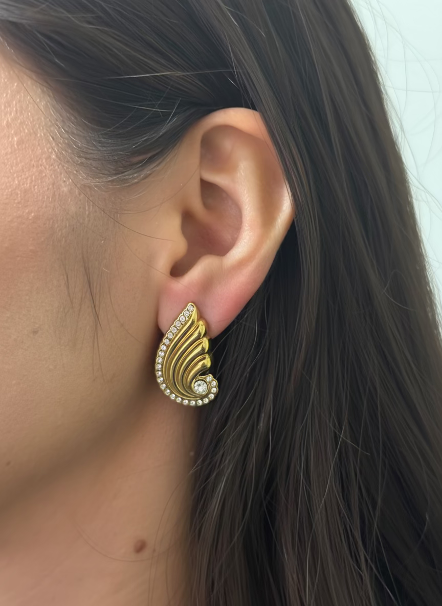 Angel Wings Stud Earrings