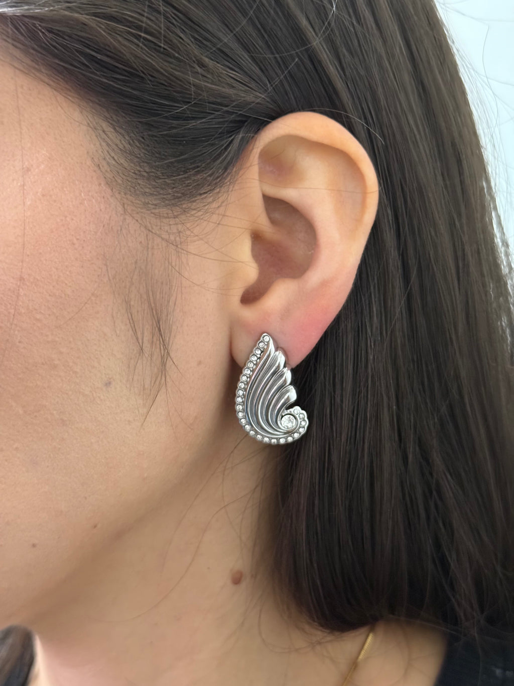 Angel Wings Stud Earrings