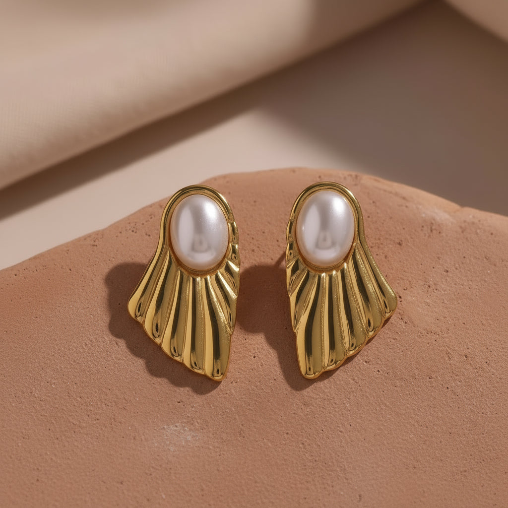 Pearl Wing Studs